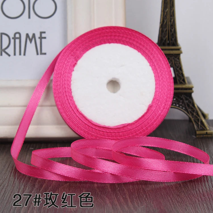 6MM Silk Satin ribbon (22M)