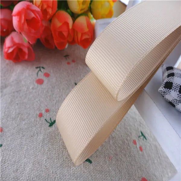 Solid color grosgrain 1-1/2" 38MM/25MM 10Yards Ribbons