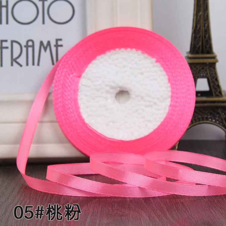 6MM Silk Satin ribbon (22M)
