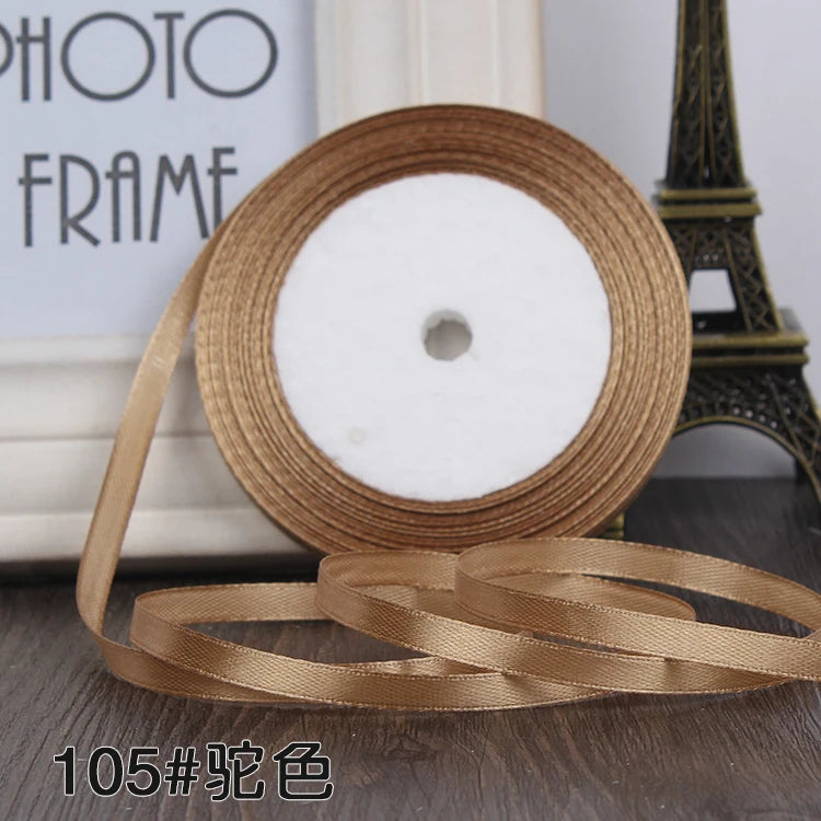 6MM Silk Satin ribbon (22M)