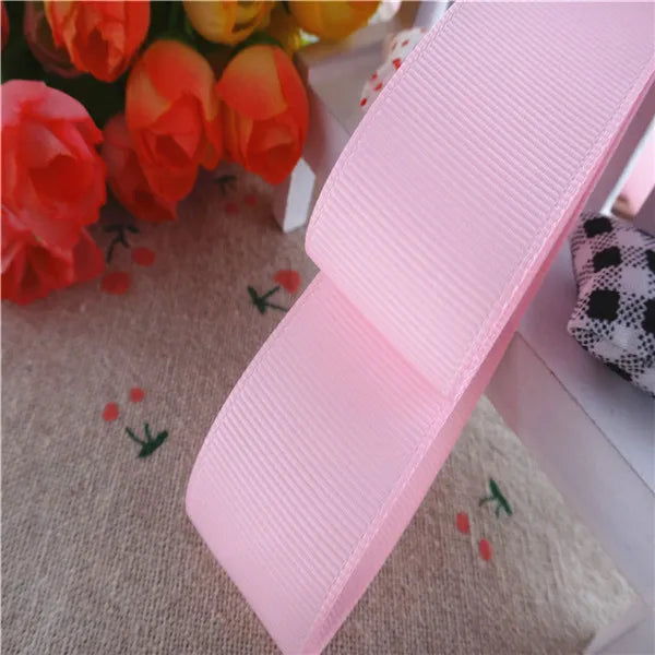 Solid color grosgrain 1-1/2" 38MM/25MM 10Yards Ribbons