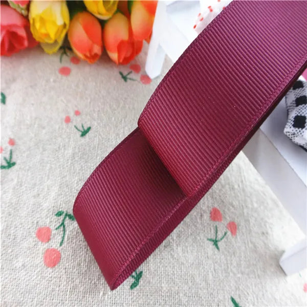 Solid color grosgrain 1-1/2" 38MM/25MM 10Yards Ribbons