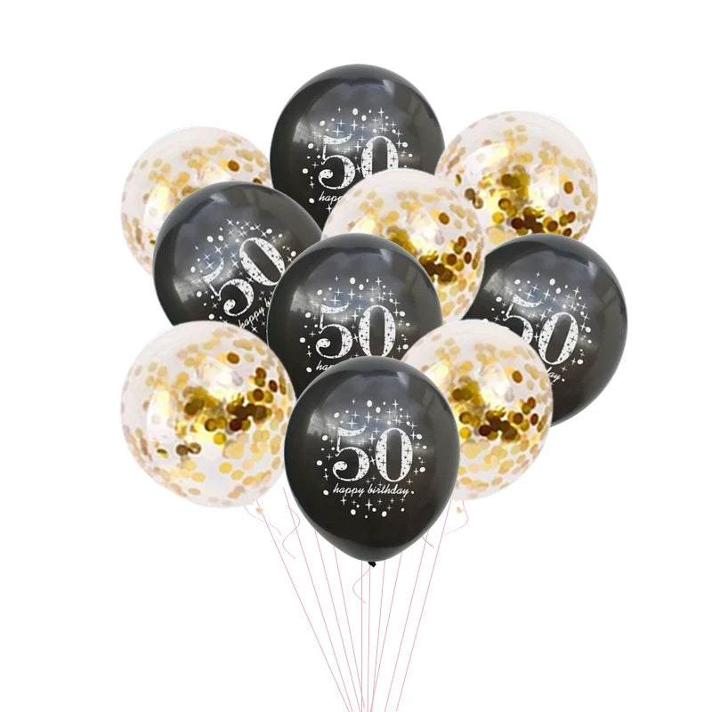 10pcs Confetti 12inch Latex balloons