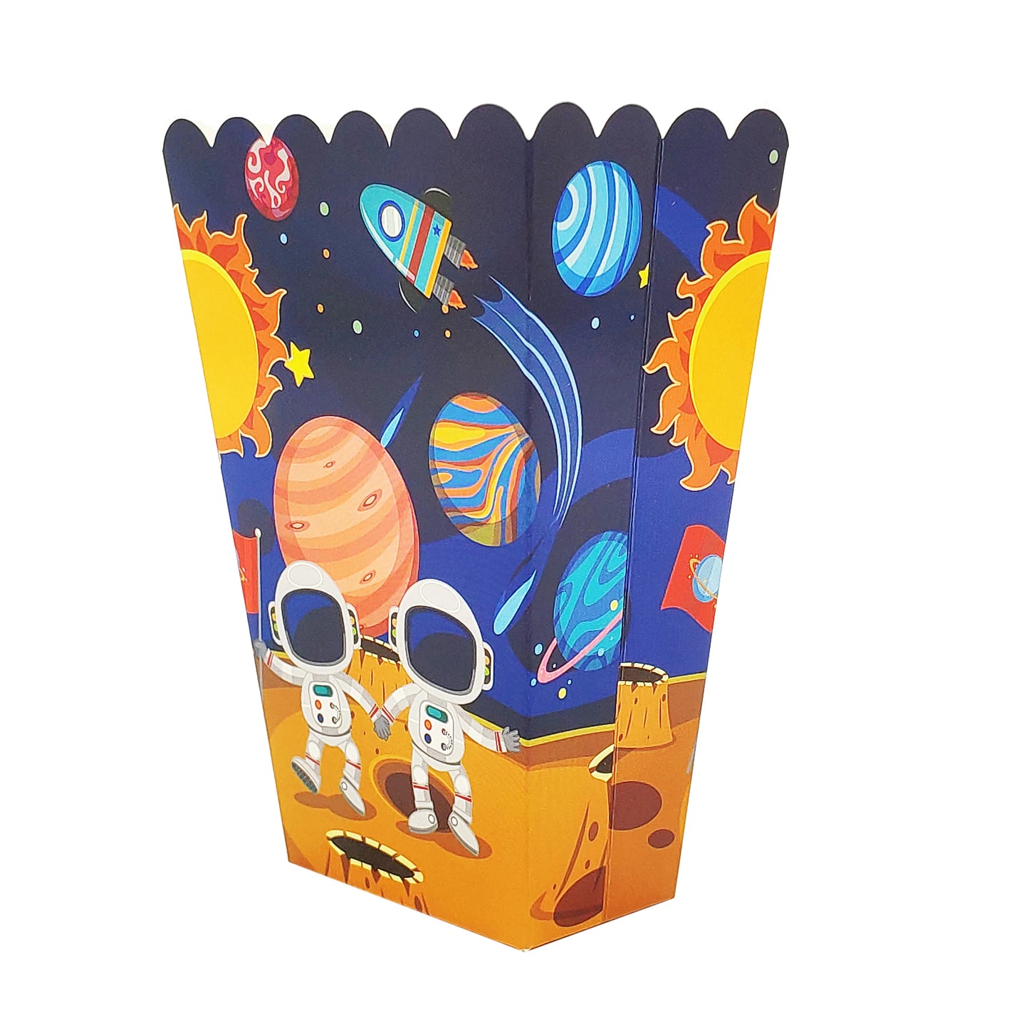 Popcorn snack box Space Astronaut 8pcs