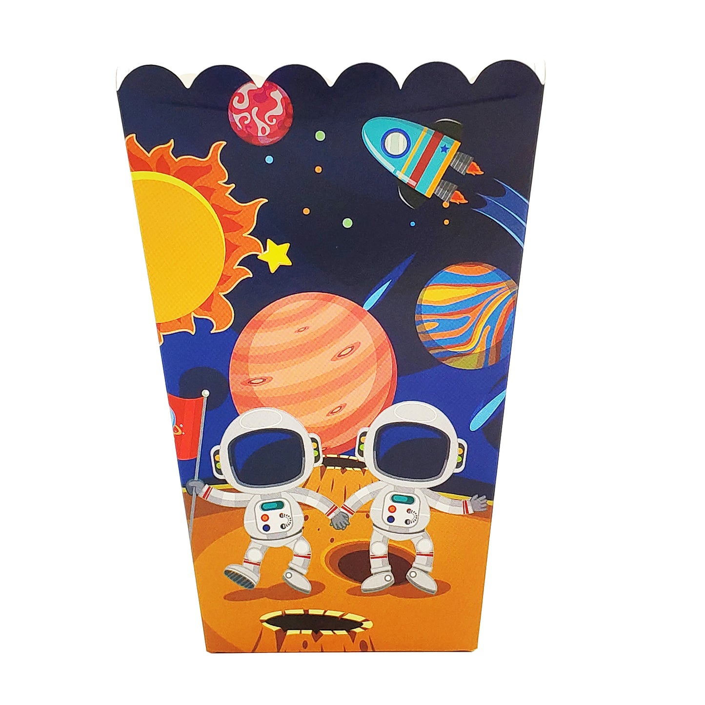 Popcorn snack box Space Astronaut 8pcs