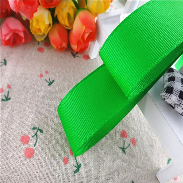 Solid color grosgrain 1-1/2" 38MM/25MM 10Yards Ribbons