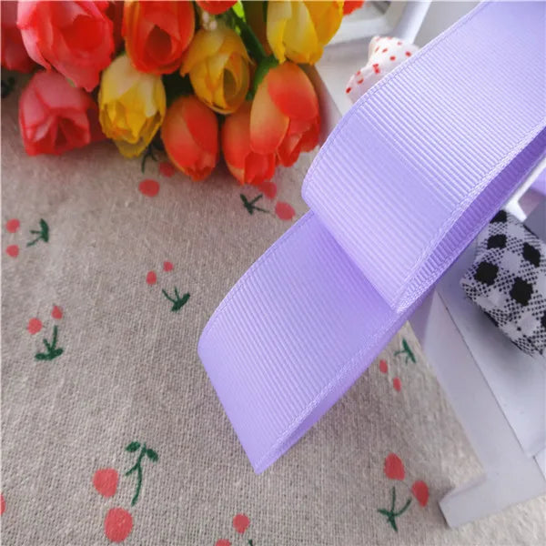 Solid color grosgrain 1-1/2" 38MM/25MM 10Yards Ribbons