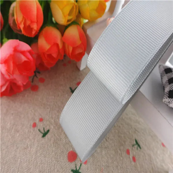 Solid color grosgrain 1-1/2" 38MM/25MM 10Yards Ribbons