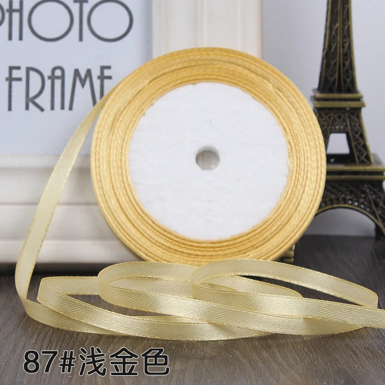 6MM Silk Satin ribbon (22M)