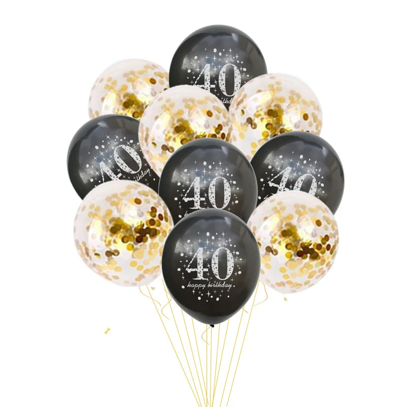 10pcs Confetti 12inch Latex balloons