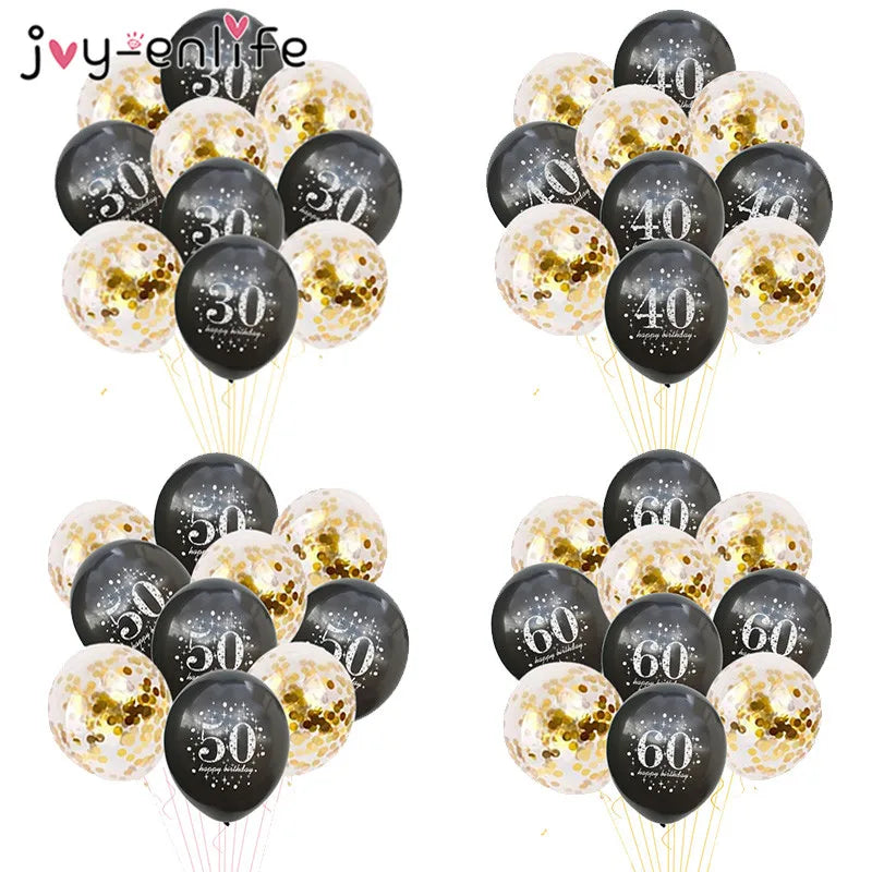10pcs Confetti 12inch Latex balloons