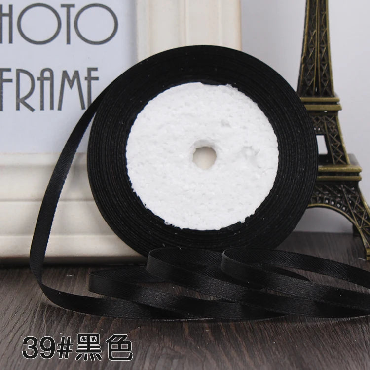 6MM Silk Satin ribbon (22M)