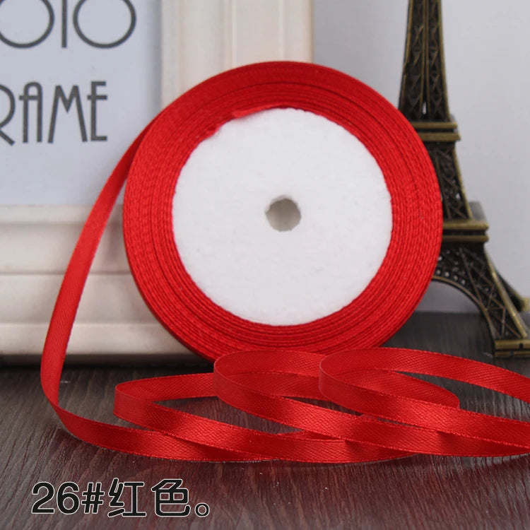 6MM Silk Satin ribbon (22M)