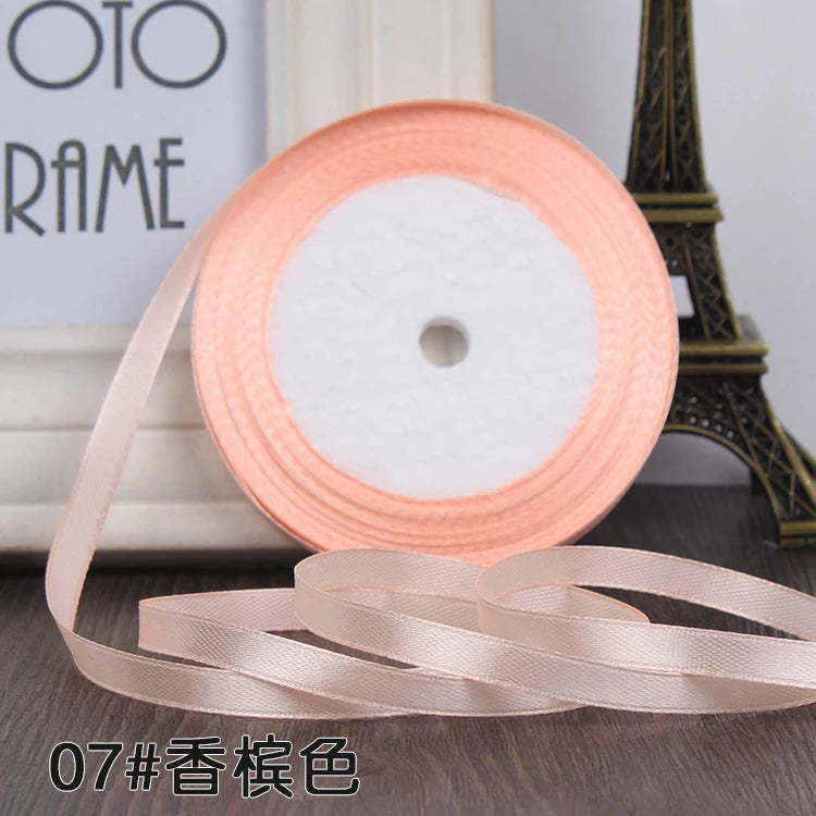 6MM Silk Satin ribbon (22M)