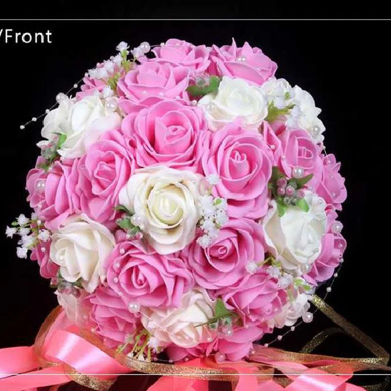 Burgundy wedding bouquet