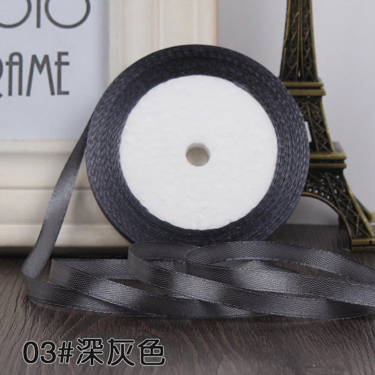 6MM Silk Satin ribbon (22M)