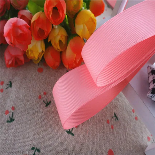 Solid color grosgrain 1-1/2" 38MM/25MM 10Yards Ribbons