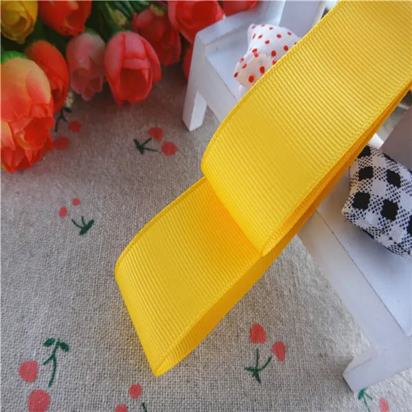 Solid color grosgrain 1-1/2" 38MM/25MM 10Yards Ribbons