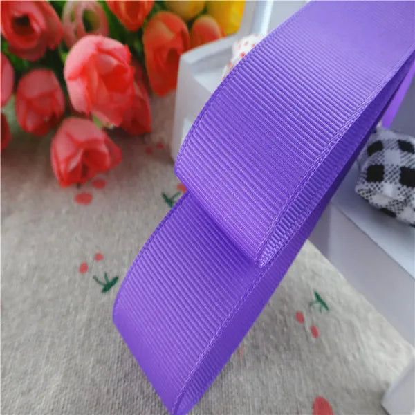 Solid color grosgrain 1-1/2" 38MM/25MM 10Yards Ribbons