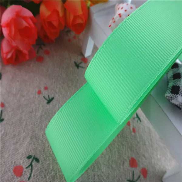 Solid color grosgrain 1-1/2" 38MM/25MM 10Yards Ribbons