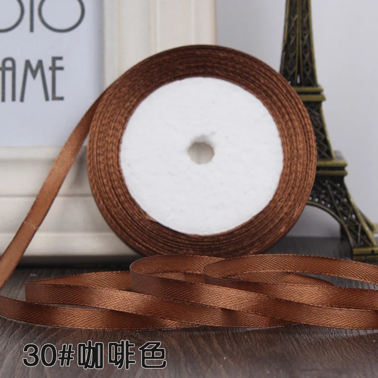 6MM Silk Satin ribbon (22M)
