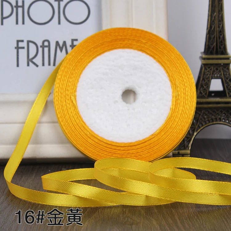 6MM Silk Satin ribbon (22M)