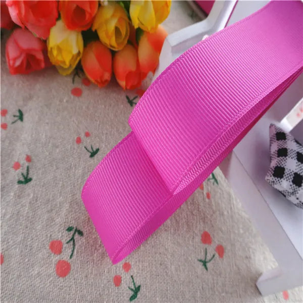 Solid color grosgrain 1-1/2" 38MM/25MM 10Yards Ribbons