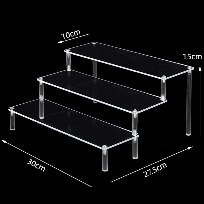 1-5 Tier Clear Acrylic Display Stand