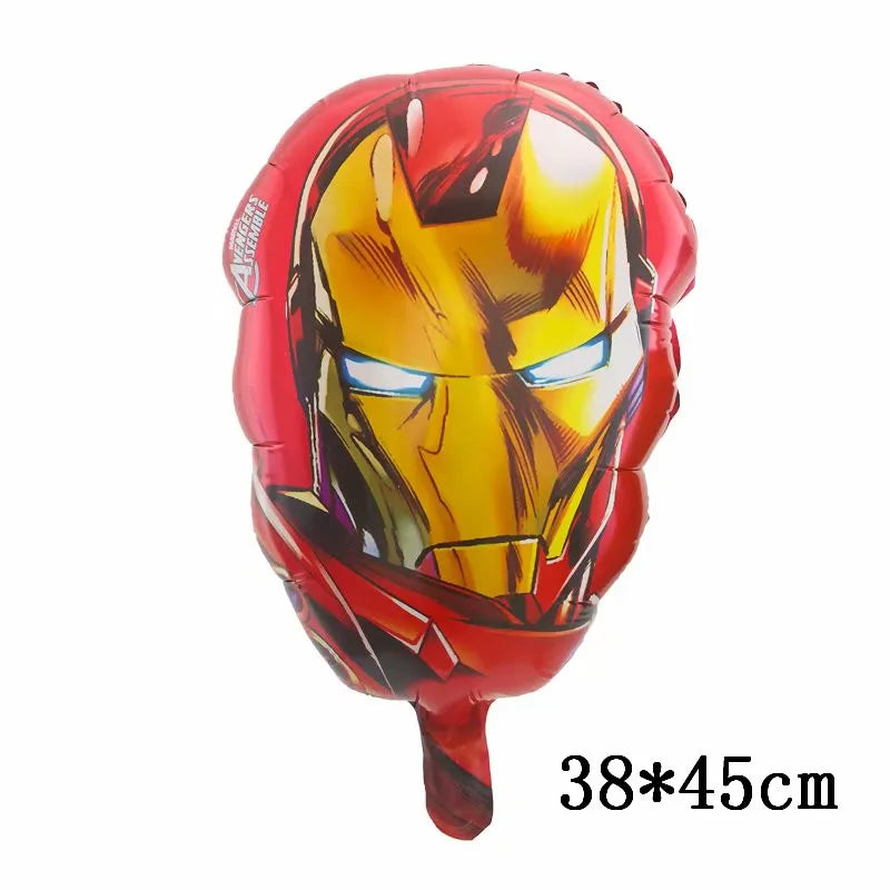 3D Superhero Foil Balloons – Spiderman & Iron Man