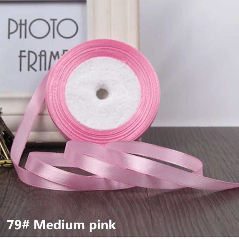 25Yards/Roll Grosgrain Satin ribbons wide6mm-50mm
