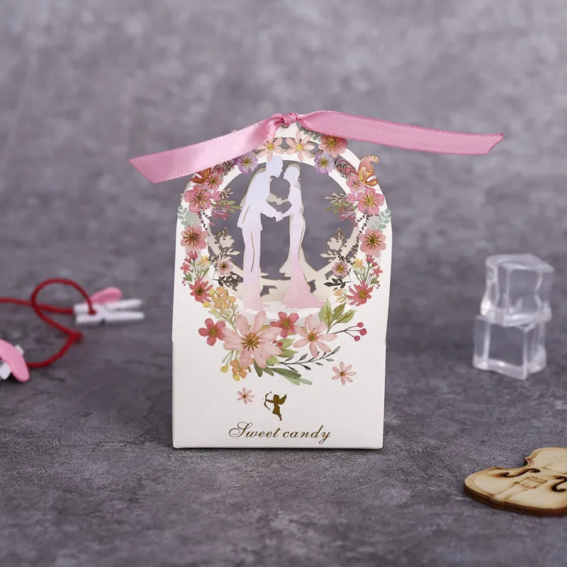 Small gift box for wedding sweet candy 10/20/50pcs