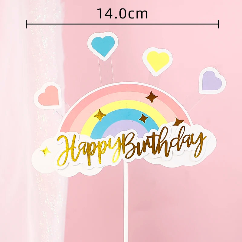 Unicorn cake topper decor