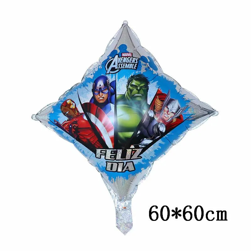 3D Superhero Foil Balloons – Spiderman & Iron Man