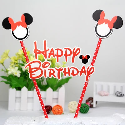Mickey figure candles