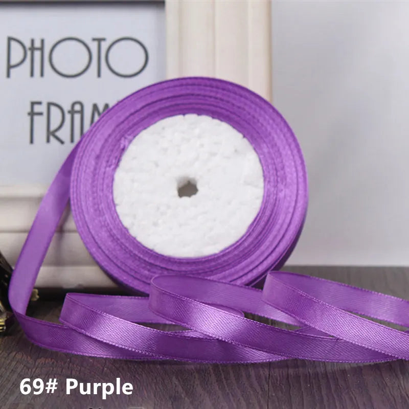 25Yards/Roll Grosgrain Satin ribbons wide6mm-50mm