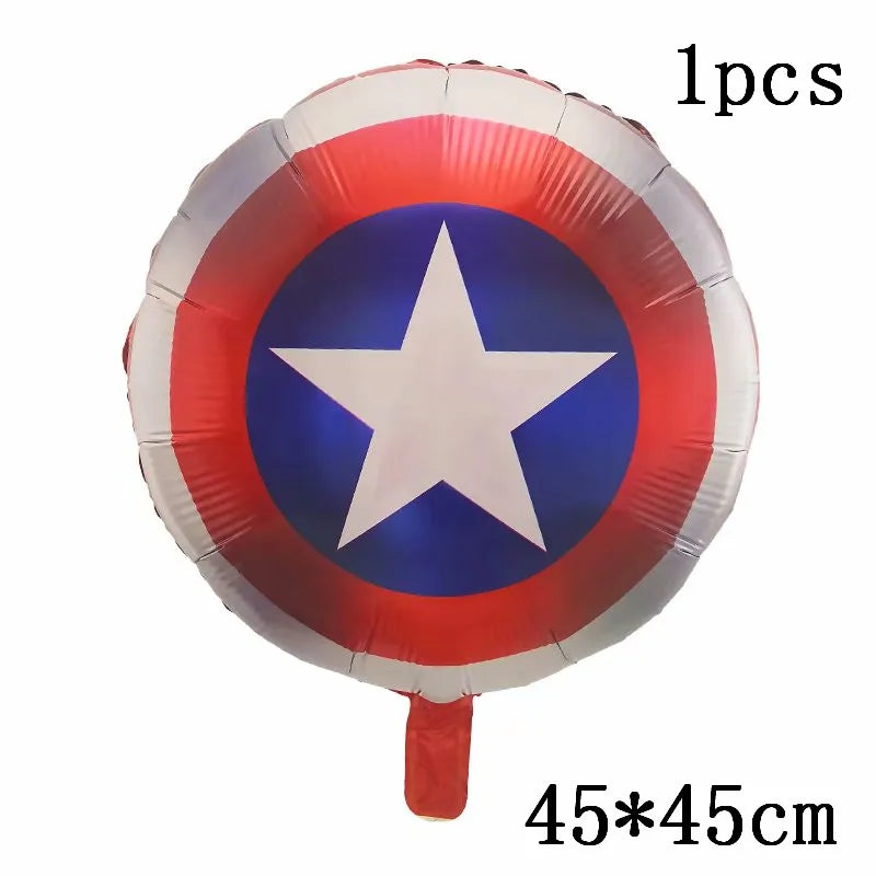 3D Superhero Foil Balloons – Spiderman & Iron Man