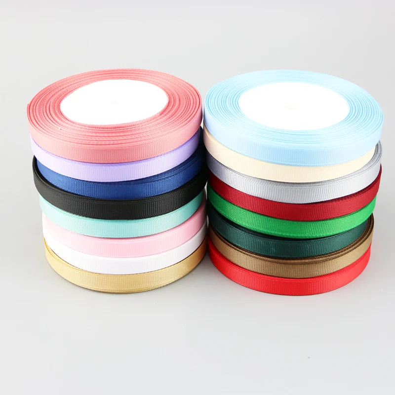 Grosgrain fabric ribbon gift wrap (25 yards/roll) 10mm