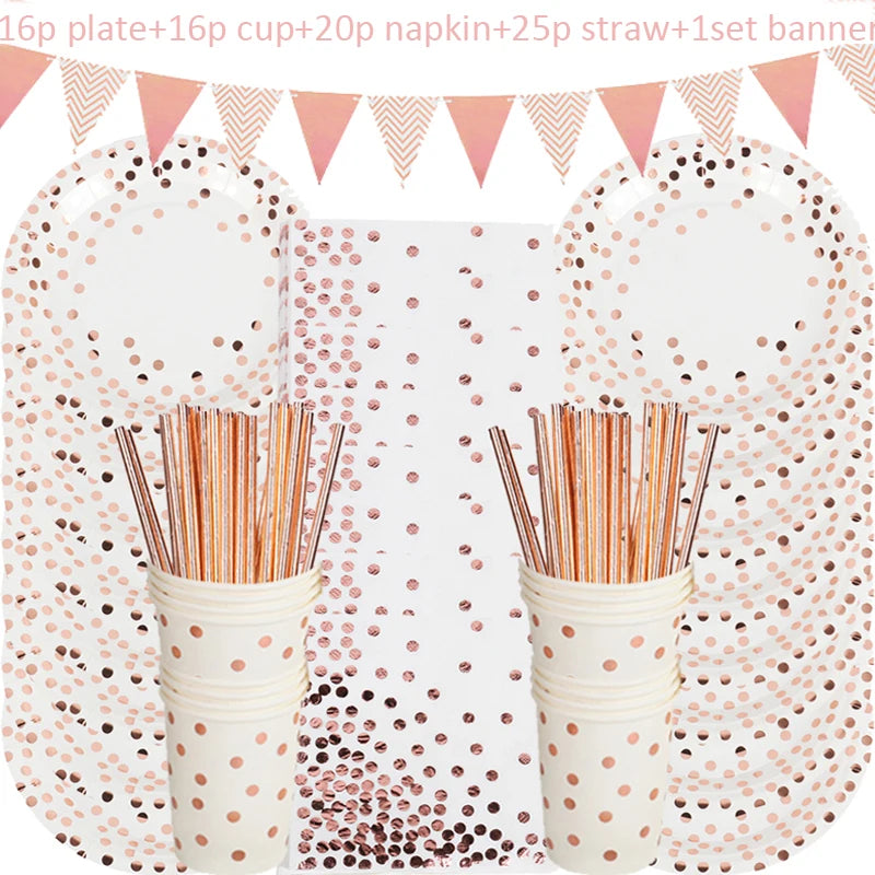 Decorations Rose Gold