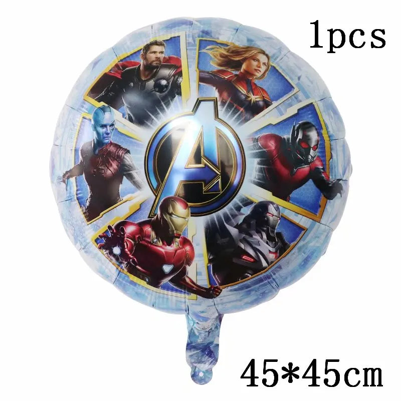 3D Superhero Foil Balloons – Spiderman & Iron Man