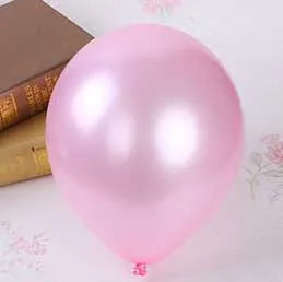 30–100PCS Pearl Balloons – White, Pink, Blue, Silver, Purple