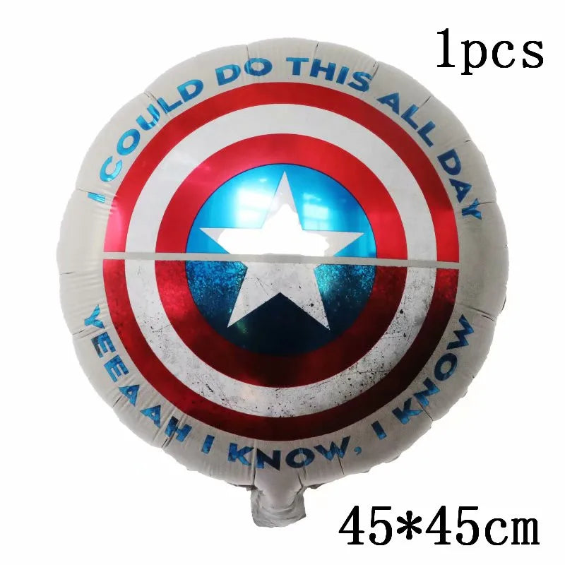 3D Superhero Foil Balloons – Spiderman & Iron Man