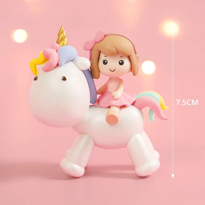 Unicorn cake topper decor