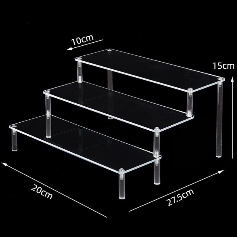 1-5 Tier Clear Acrylic Display Stand