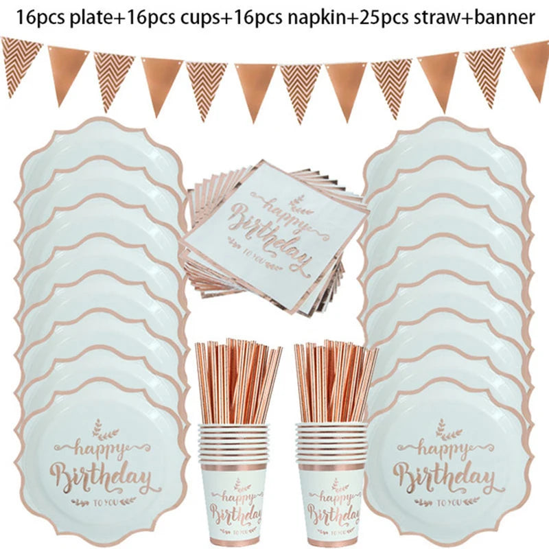 Decorations Rose Gold