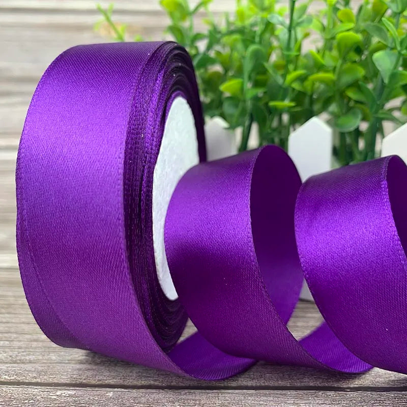 Satin ribbons 25 Yards/Roll
