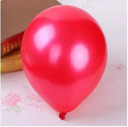 30–100PCS Pearl Balloons – White, Pink, Blue, Silver, Purple