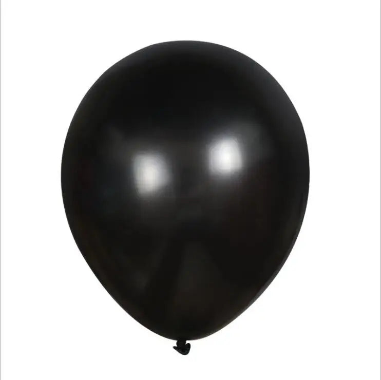 30–100PCS Pearl Balloons – White, Pink, Blue, Silver, Purple
