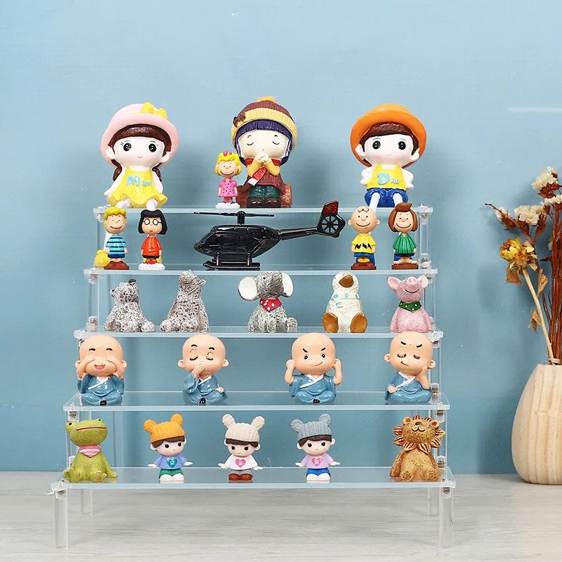 1-5 Tier Clear Acrylic Display Stand