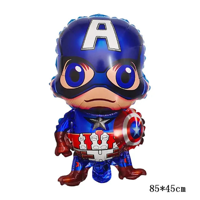 3D Superhero Foil Balloons – Spiderman & Iron Man
