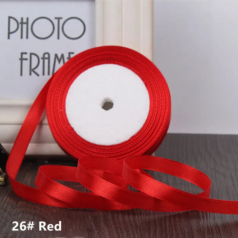 25Yards/Roll Grosgrain Satin ribbons wide6mm-50mm